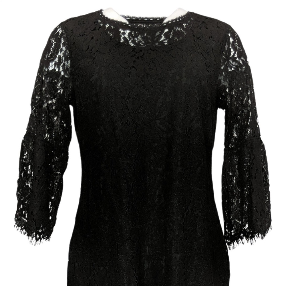 Beautiful black lace top NWOT